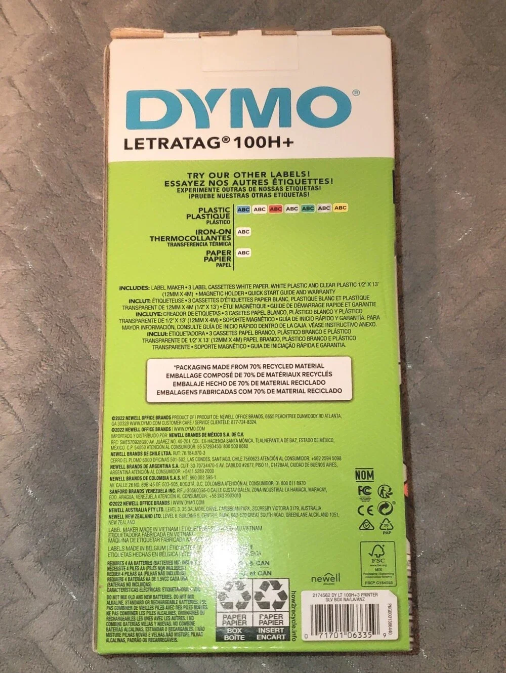 DYMO LetraTag LT-100H Plus Handheld Label Maker
